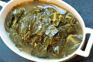 Mustard greens boiled nutritional value