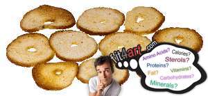what vitamins are in a bagel chip