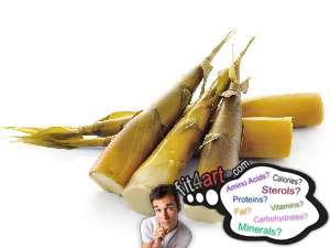 how much protein is in bamboo shoots