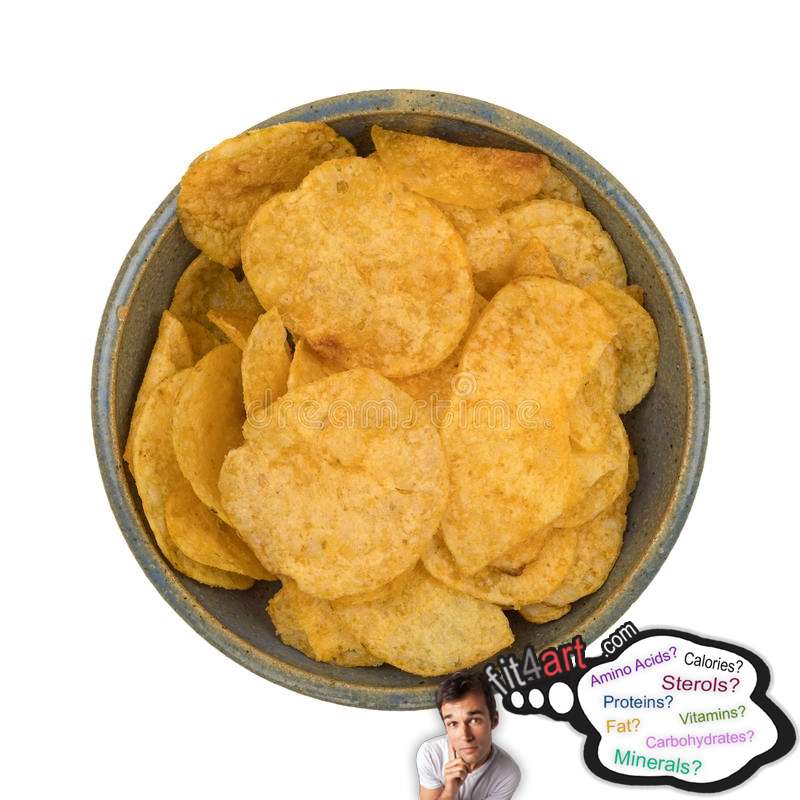 What vitamins are in barbecueflavor potato chips?