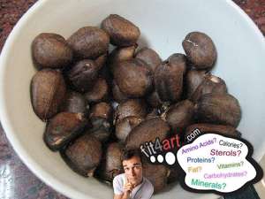 how many calories are in a boiled breadfruit seed