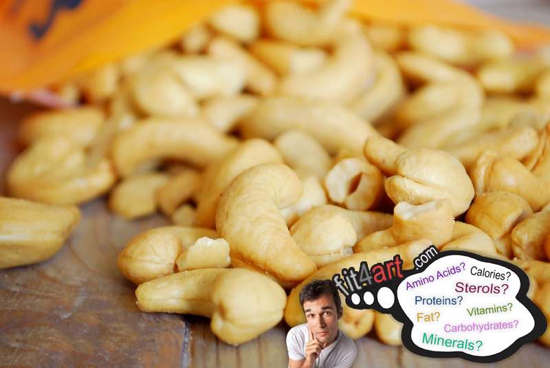What amino acids are in cashew nuts?