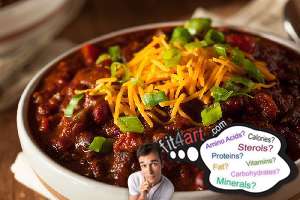 what amino acids are in a chili with meat and beans
