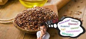 what sterols are in flaxseeds