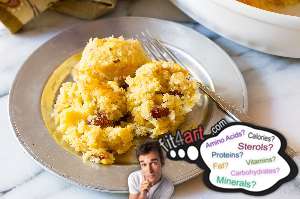 what fat is in a home prepared corn pudding