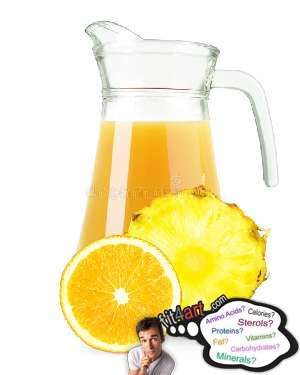 what vitamins are in an orange pineapple juice