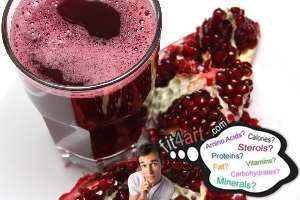 how many carbs are in a pomegranate juice