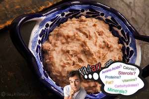 how much protein is in refried beans (mexican)